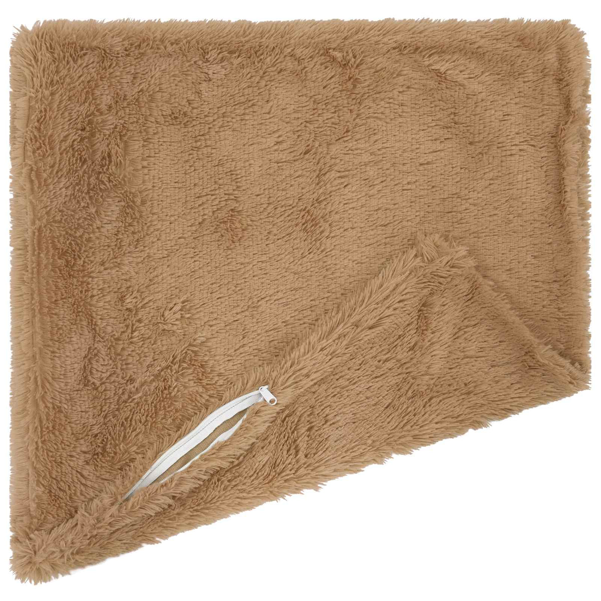 Presvlaka za jastuk 2 pcs HEERLEN Sivosmeđa 65 x 65 cm PV flis