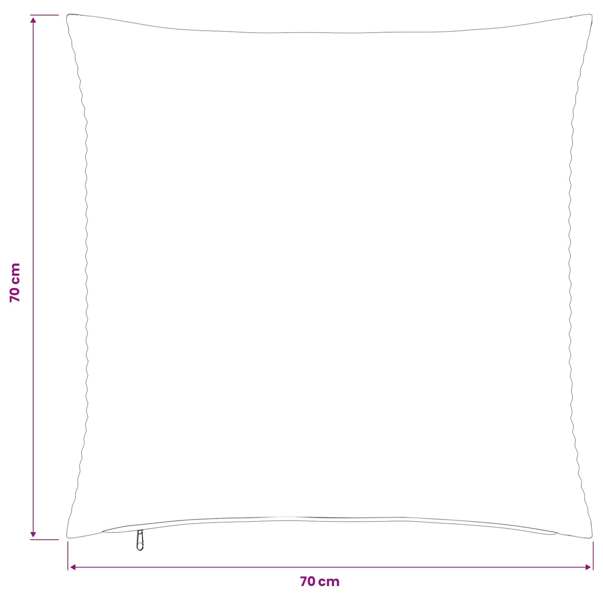 Presvlaka za jastuk 6 pcs HEERLEN Zelena Siva 70 x 70 cm Kord