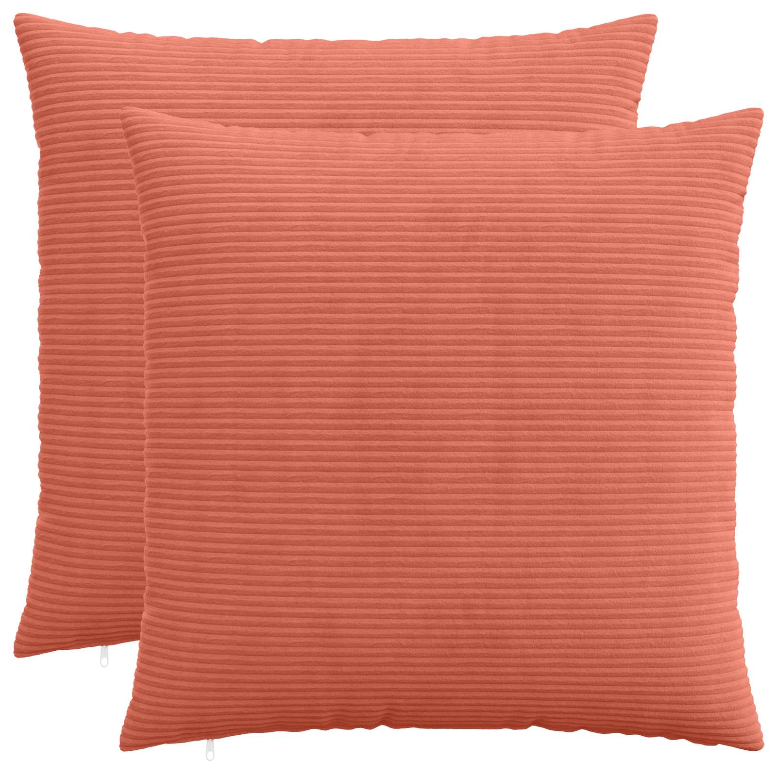 Presvlaka za jastuk 2 pcs HEERLEN Crvena narančasta 70 x 70 cm