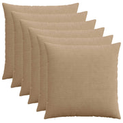 Presvlaka za jastuk 6 pcs HEERLEN Smeđa 70 x 70 cm Kord