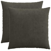 Presvlaka za jastuk 2 pcs HEERLEN Antracit 80 x 80 cm Kord