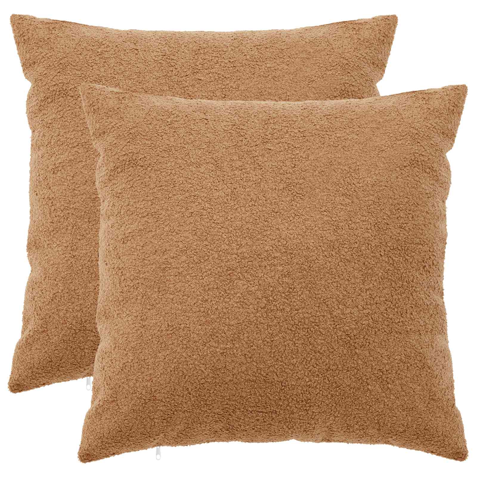 Presvlaka za jastuk 2 pcs HEERLEN Bež 80 x 80 cm Bouclé