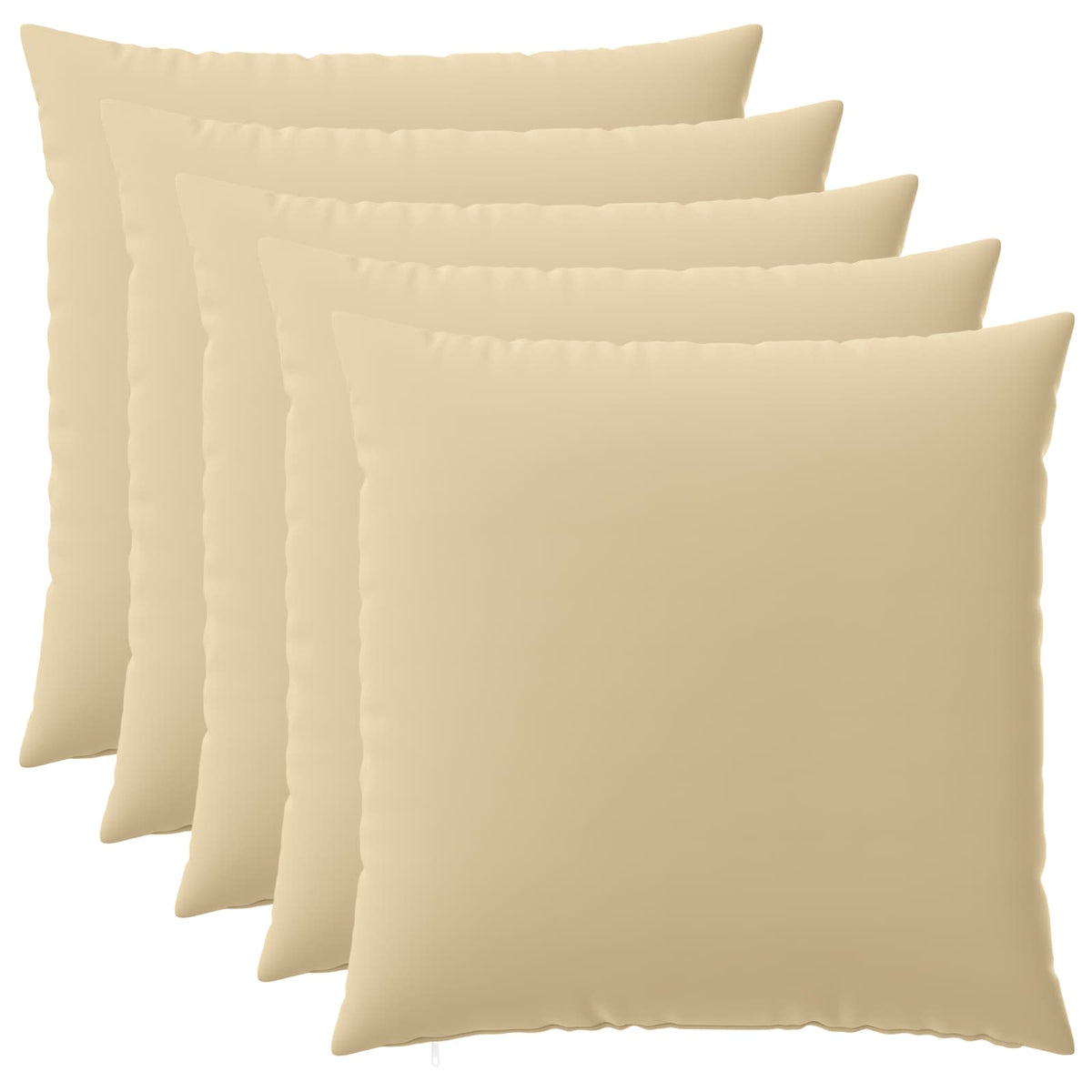 Presvlaka za jastuk 6 pcs HEERLEN Bež 80 x 80 cm Poliester