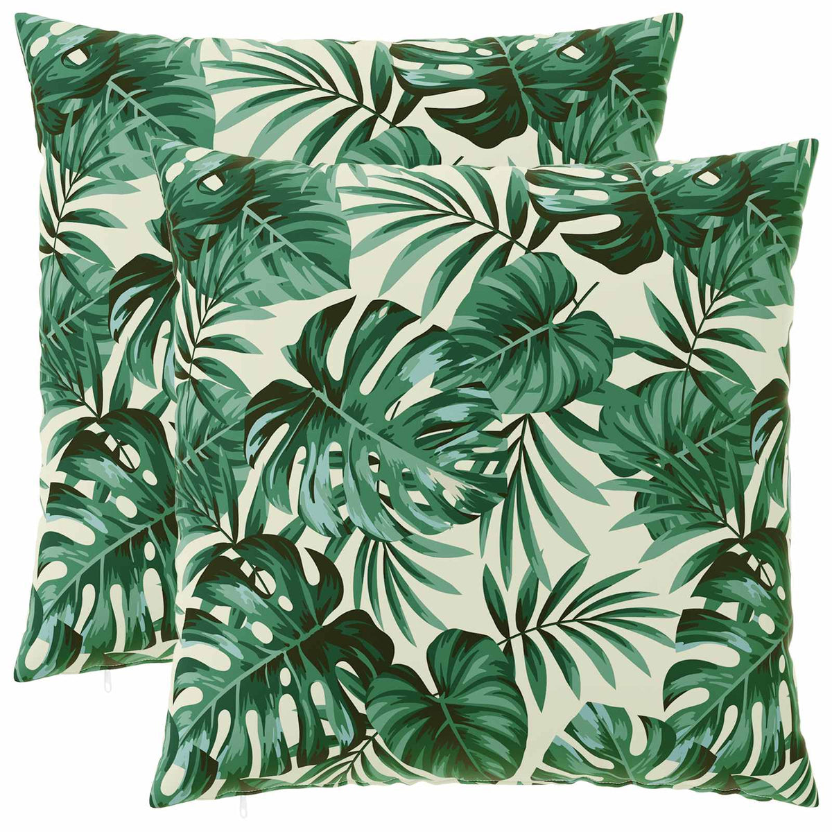 Presvlaka za jastuk 2 pcs HEERLEN Uzorak lista 80 x 80 cm