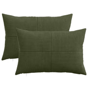 Presvlaka za jastuk 2 pcs ALMELO Zelena 30 x 50 cm Kord