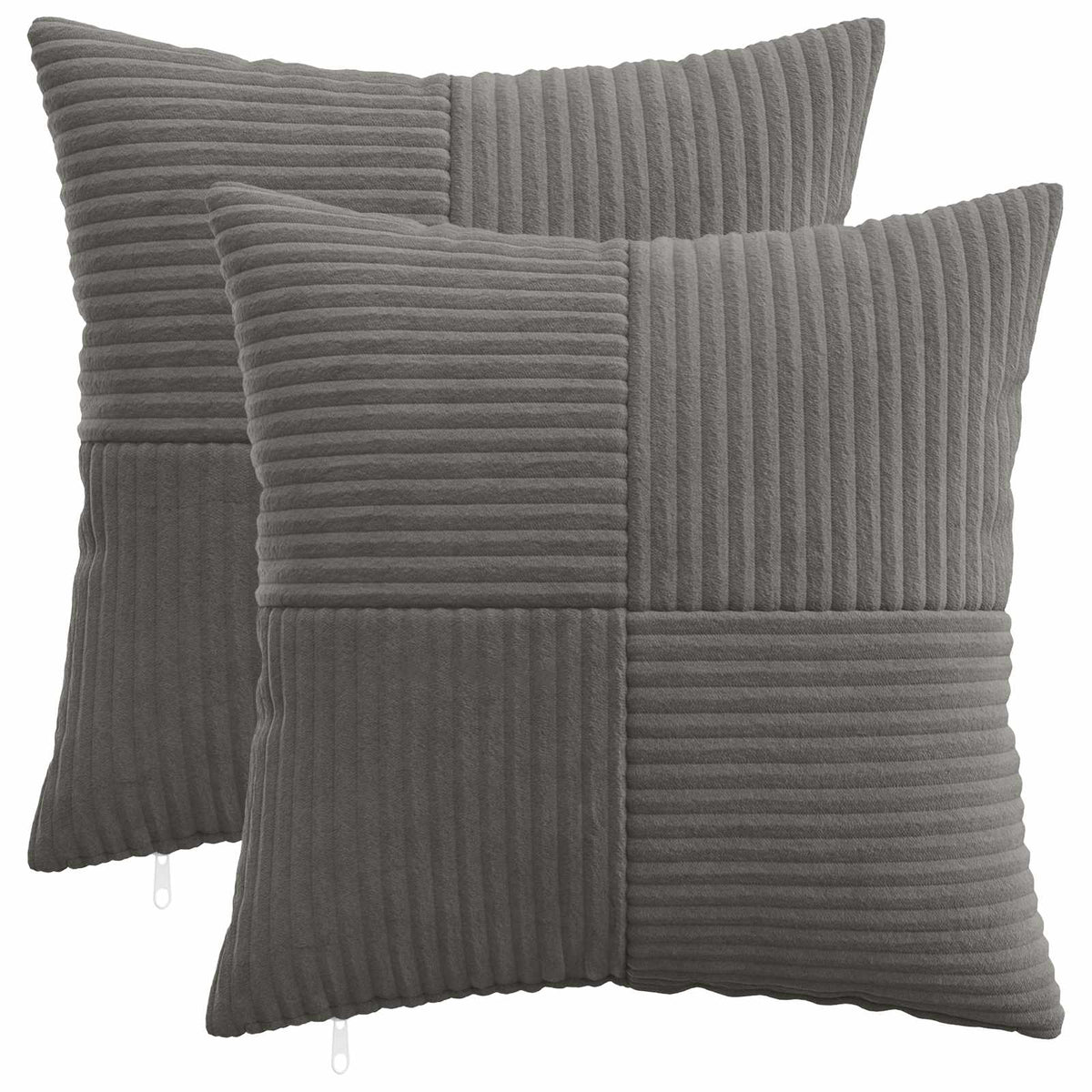 Presvlaka za jastuk 2 pcs ALMELO Tamnosiva 35 x 35 cm Kord