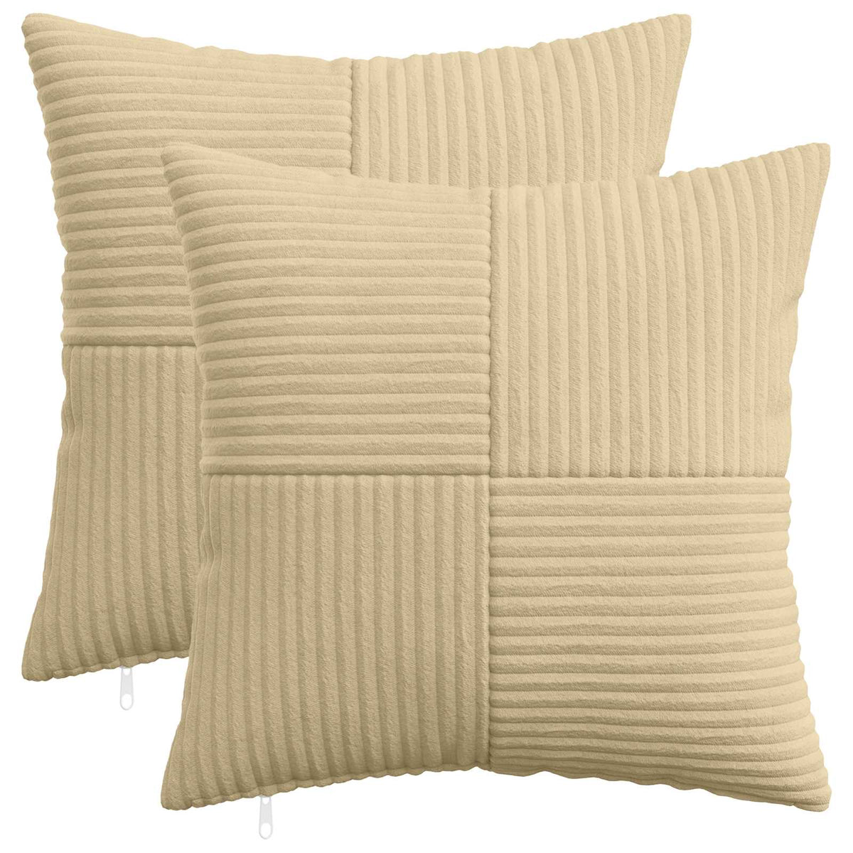 Presvlaka za jastuk 2 pcs ALMELO Siva zelena 35 x 35 cm Kord