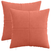 Presvlaka za jastuk 2 pcs ALMELO Crvena narančasta 35 x 35 cm