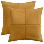 Presvlaka za jastuk 2 pcs ALMELO Žuta 40 x 40 cm Kord