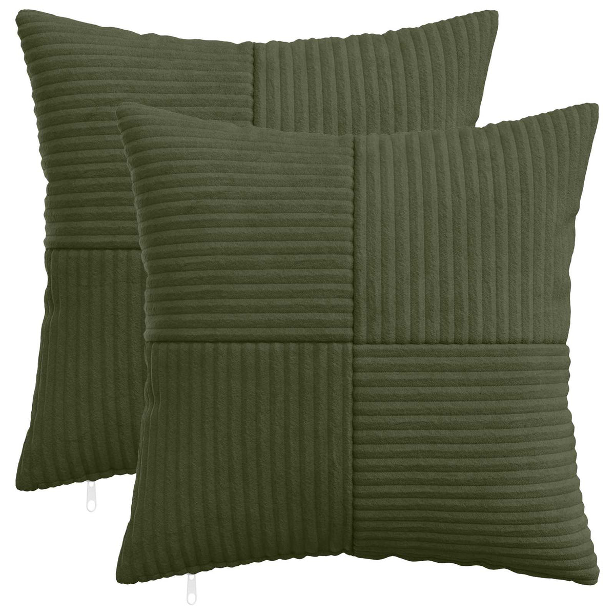 Presvlaka za jastuk 2 pcs ALMELO Zelena 40 x 40 cm Kord
