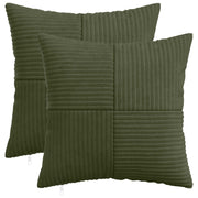 Presvlaka za jastuk 2 pcs ALMELO Zelena 40 x 40 cm Kord