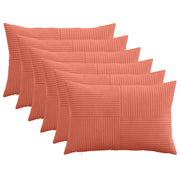 Presvlaka za jastuk 6 pcs ALMELO Crvena narančasta 40 x 60 cm