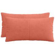 Presvlaka za jastuk 2 pcs ALMELO Crvena narančasta 40 x 70 cm