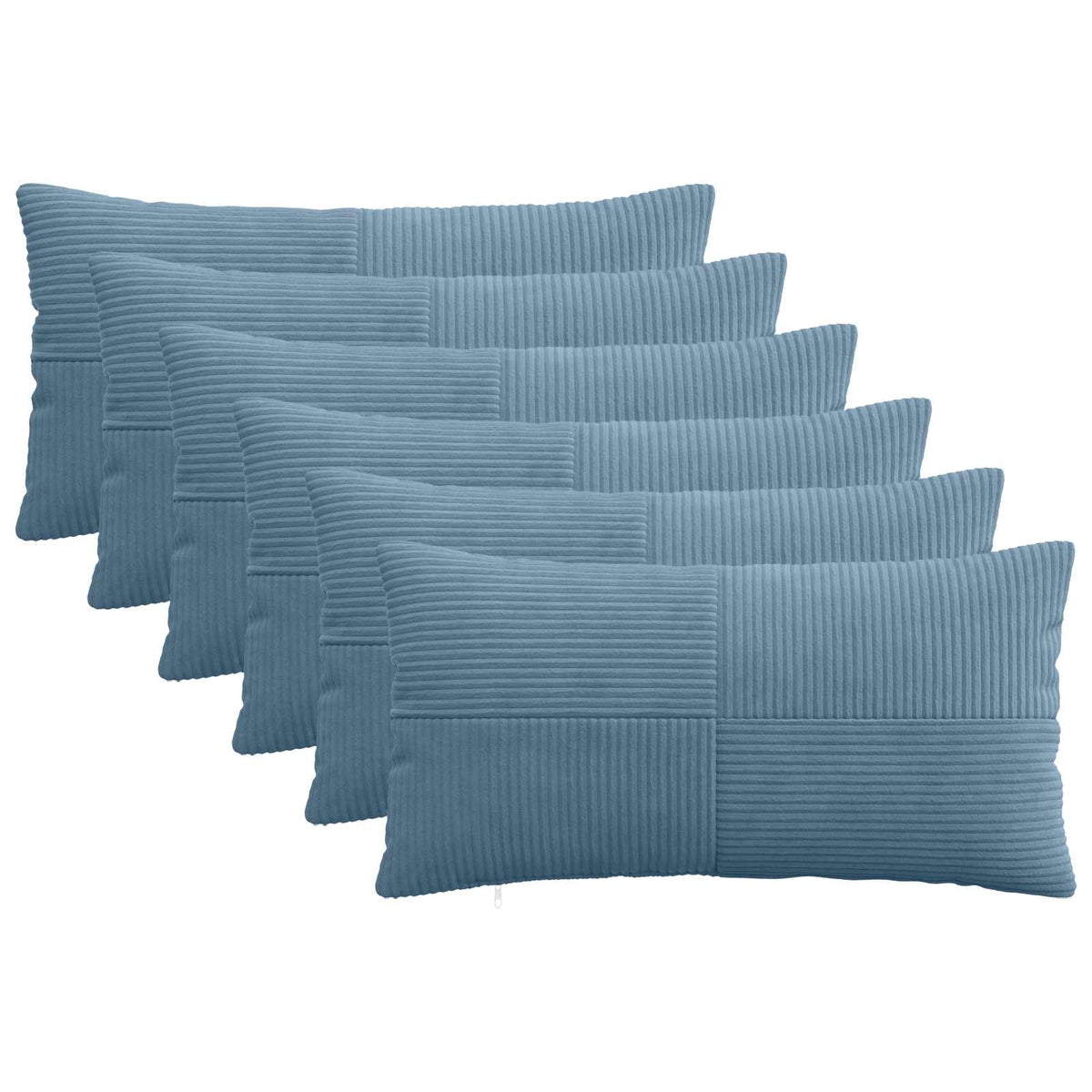 Presvlaka za jastuk 6 pcs ALMELO Plava 40 x 70 cm Kord