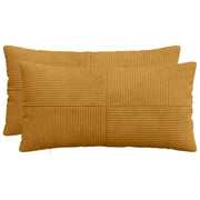 Presvlaka za jastuk 2 pcs ALMELO Žuta 40 x 70 cm Kord