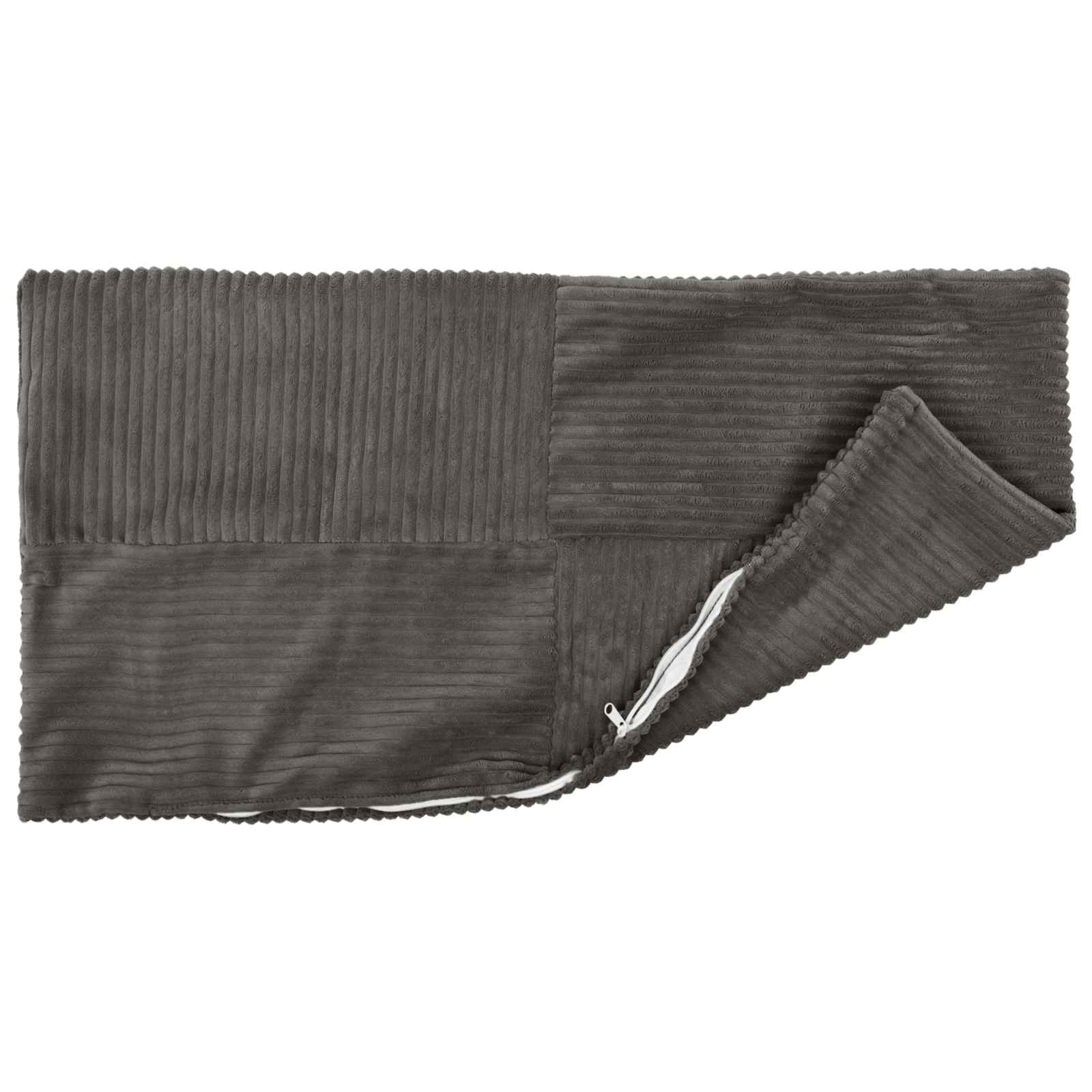 Presvlaka za jastuk 12 pcs ALMELO Tamnosiva 40 x 80 cm Kord