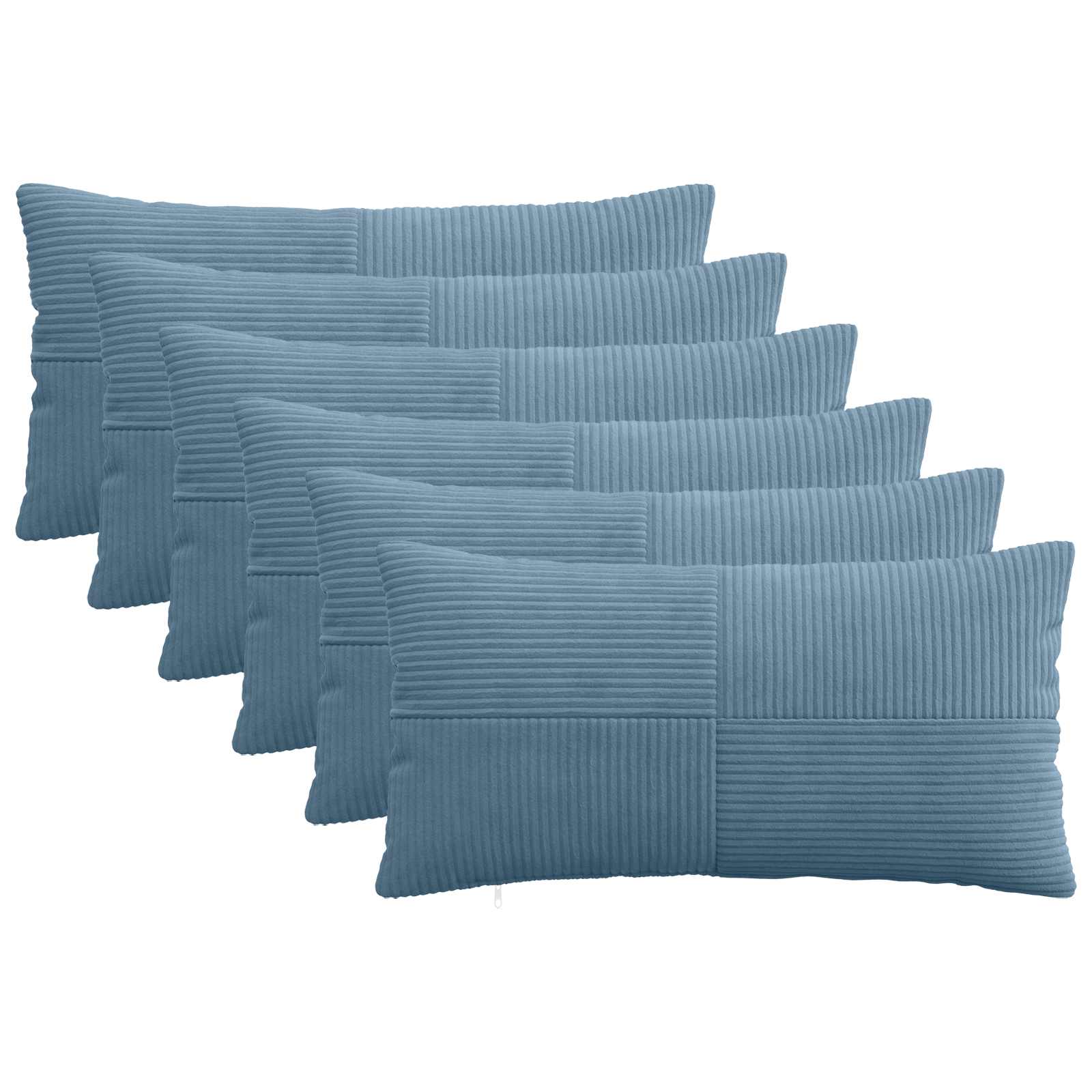 Presvlaka za jastuk 6 pcs ALMELO Plava 40 x 80 cm Kord