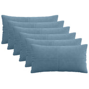 Presvlaka za jastuk 6 pcs ALMELO Plava 40 x 80 cm Kord