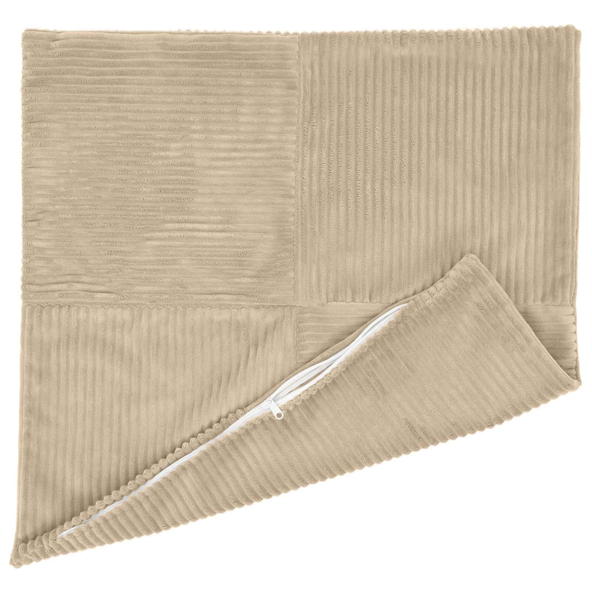 Presvlaka za jastuk 2 pcs ALMELO Sivosmeđa 45 x 45 cm Kord