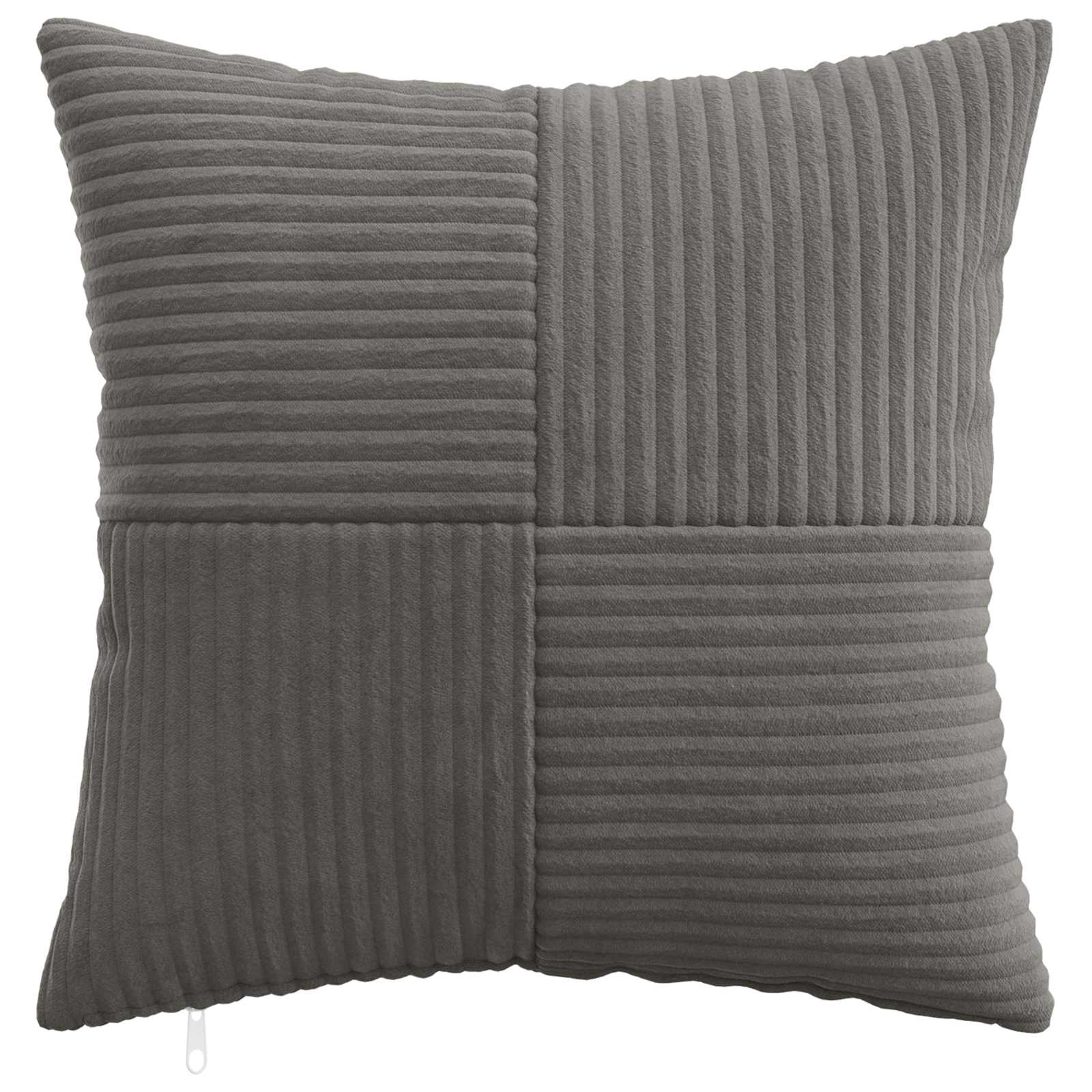 Presvlaka za jastuk 12 pcs ALMELO Tamnosiva 50 x 50 cm Kord