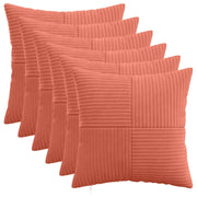 Presvlaka za jastuk 6 pcs ALMELO Crvena narančasta 50 x 50 cm