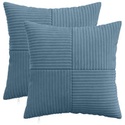 Presvlaka za jastuk 2 pcs ALMELO Plava 50 x 50 cm Kord