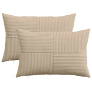 Presvlaka za jastuk 2 pcs ALMELO Sivosmeđa 50 x 70 cm Kord