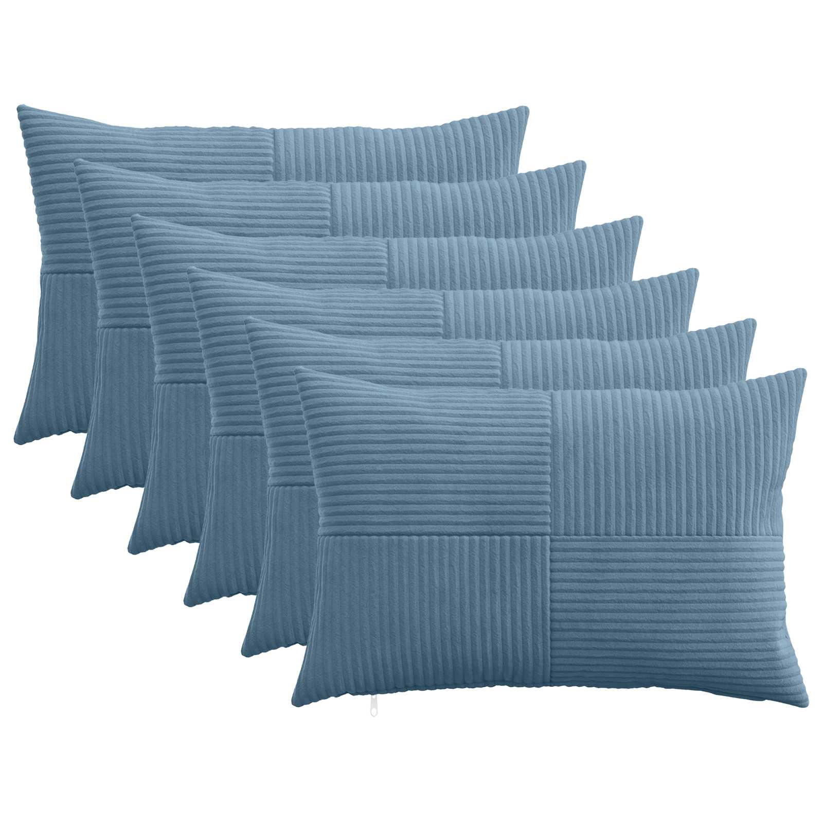 Presvlaka za jastuk 6 pcs ALMELO Plava 50 x 75 cm Kord