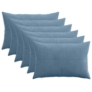 Presvlaka za jastuk 6 pcs ALMELO Plava 50 x 75 cm Kord