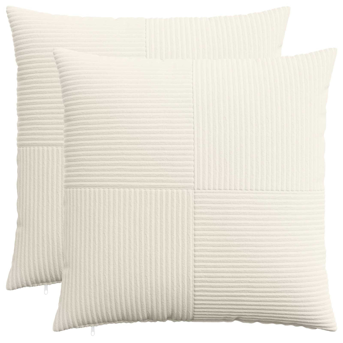 Presvlaka za jastuk 2 pcs ALMELO Krem 55 x 55 cm Kord