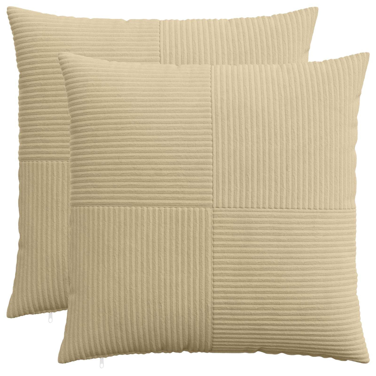 Presvlaka za jastuk 2 pcs ALMELO Siva zelena 55 x 55 cm Kord
