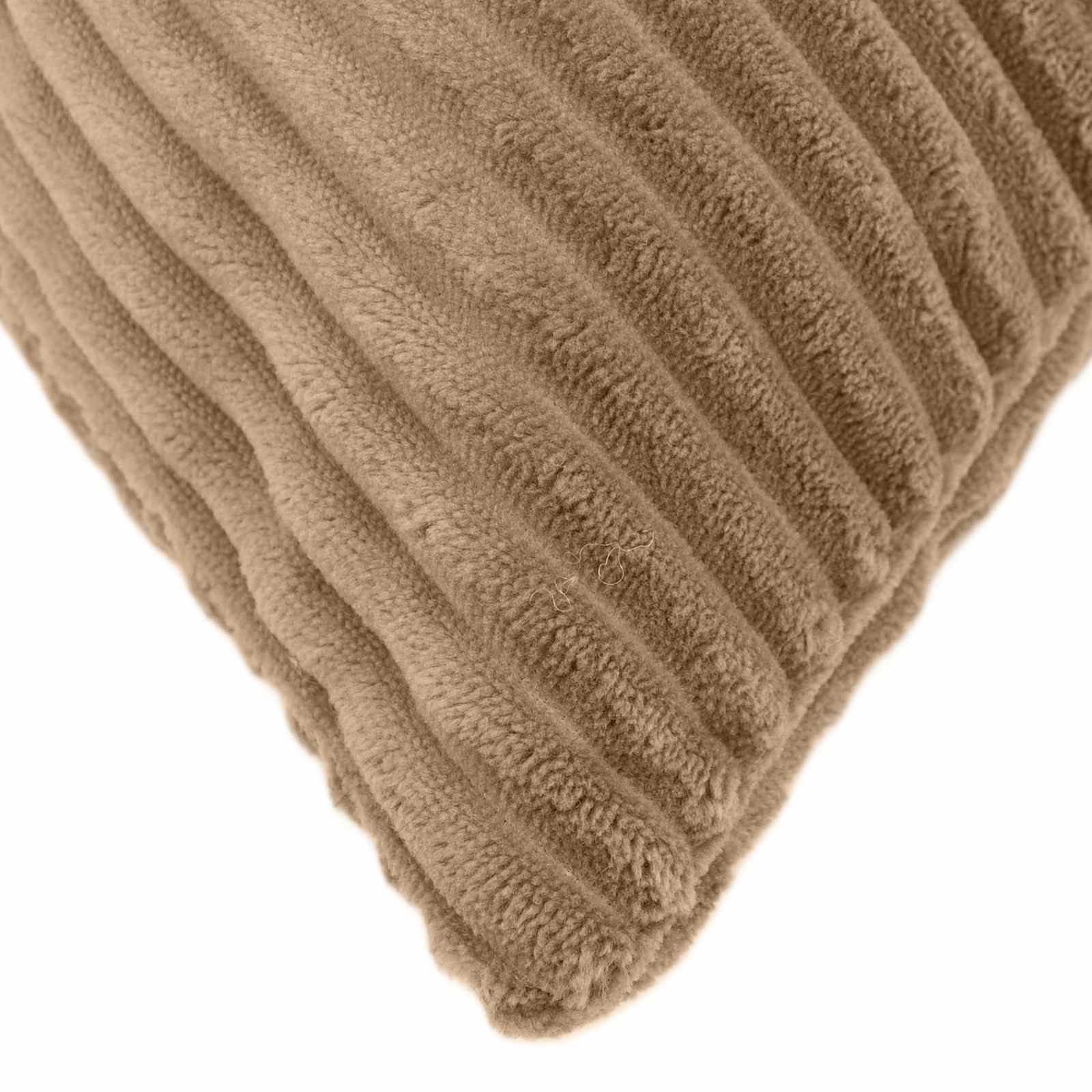 Presvlaka za jastuk 2 pcs ALMELO Smeđa 60 x 60 cm Kord
