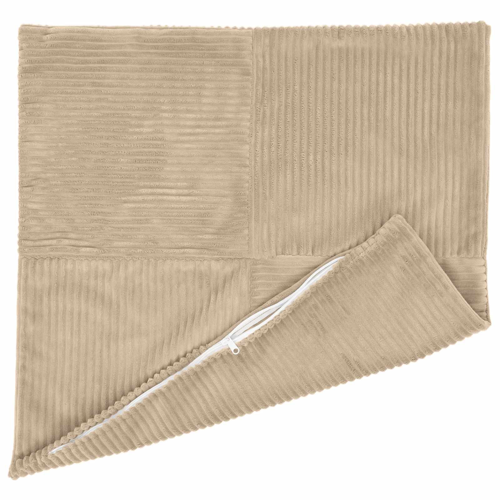 Presvlaka za jastuk 2 pcs ALMELO Sivosmeđa 60 x 60 cm Kord