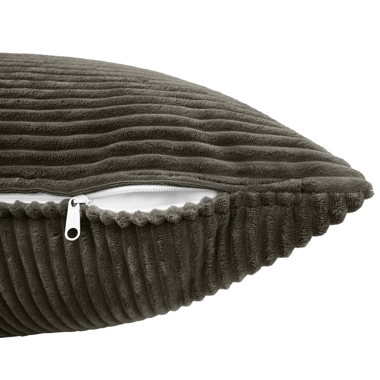 Presvlaka za jastuk 2 pcs ALMELO Antracit 70 x 70 cm Kord