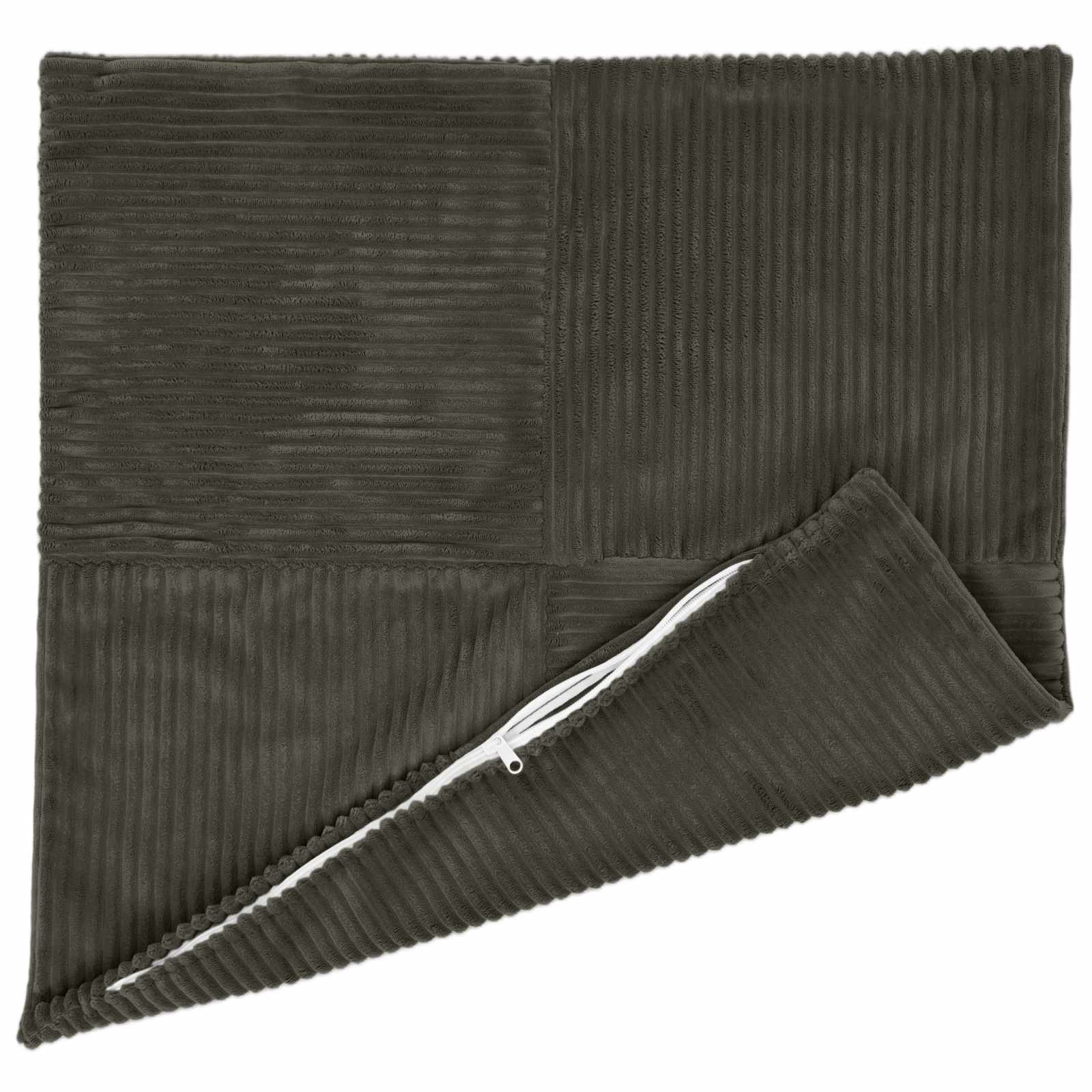 Presvlaka za jastuk 2 pcs ALMELO Antracit 70 x 70 cm Kord