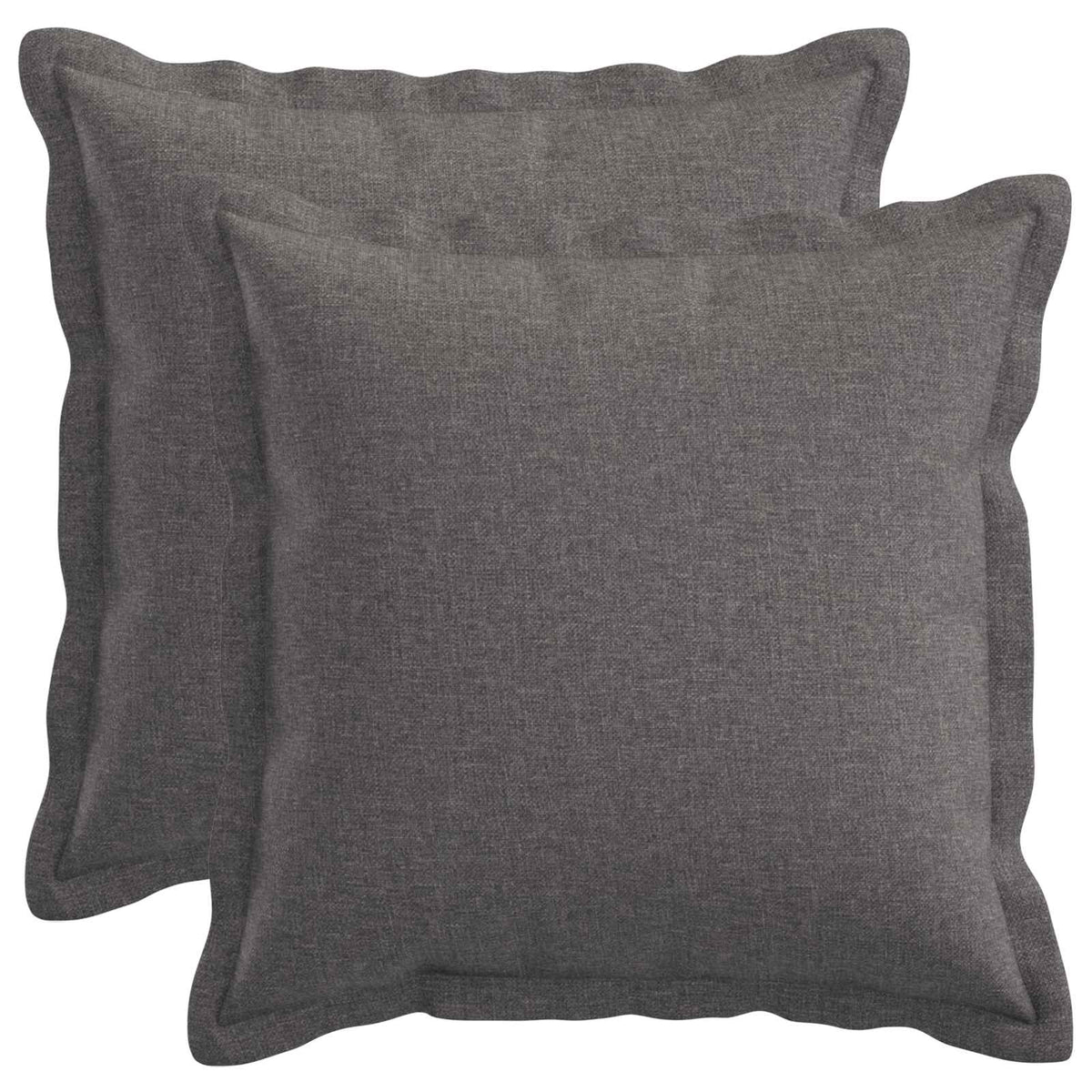 Presvlaka za jastuk 2 pcs HOUTEN Svjetlosiva 30 x 30 cm