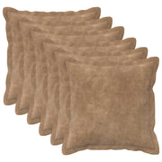Presvlaka za jastuk 6 pcs HOUTEN Sivosmeđa 30 x 30 cm