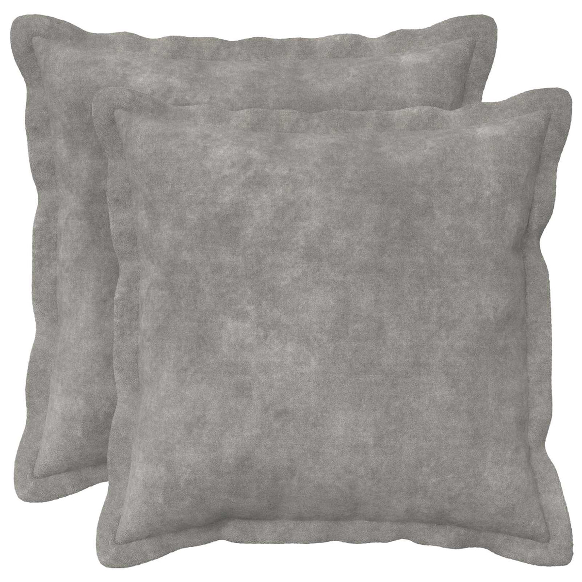 Presvlaka za jastuk 2 pcs HOUTEN Svjetlosiva 30 x 30 cm