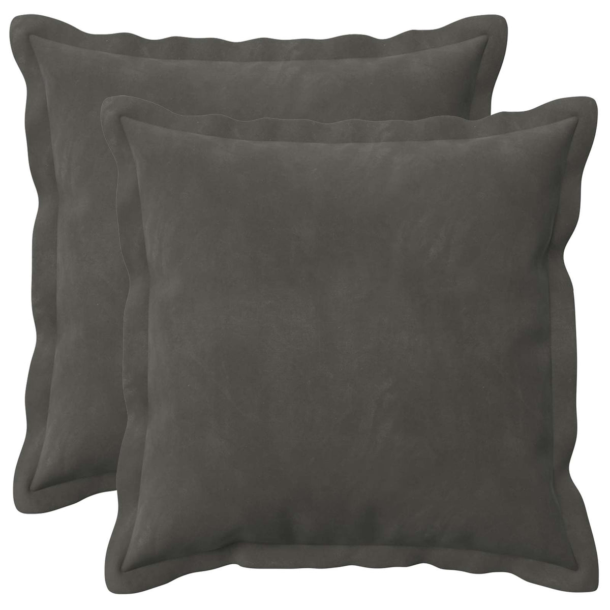 Presvlaka za jastuk 2 pcs HOUTEN Tamnosiva 35 x 35 cm Baršun