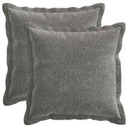 Presvlaka za jastuk 2 kom. HOUTEN Tamnosiva 35 x 35 cm