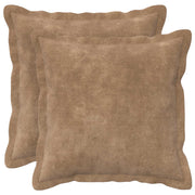 Presvlaka za jastuk 2 pcs HOUTEN Sivosmeđa 35 x 35 cm