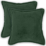 Presvlaka za jastuk 2 pcs HOUTEN Tamnozelena 35 x 35 cm Bouclé