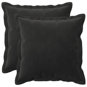 Presvlaka za jastuk 2 pcs HOUTEN Crna 40 x 40 cm Baršun