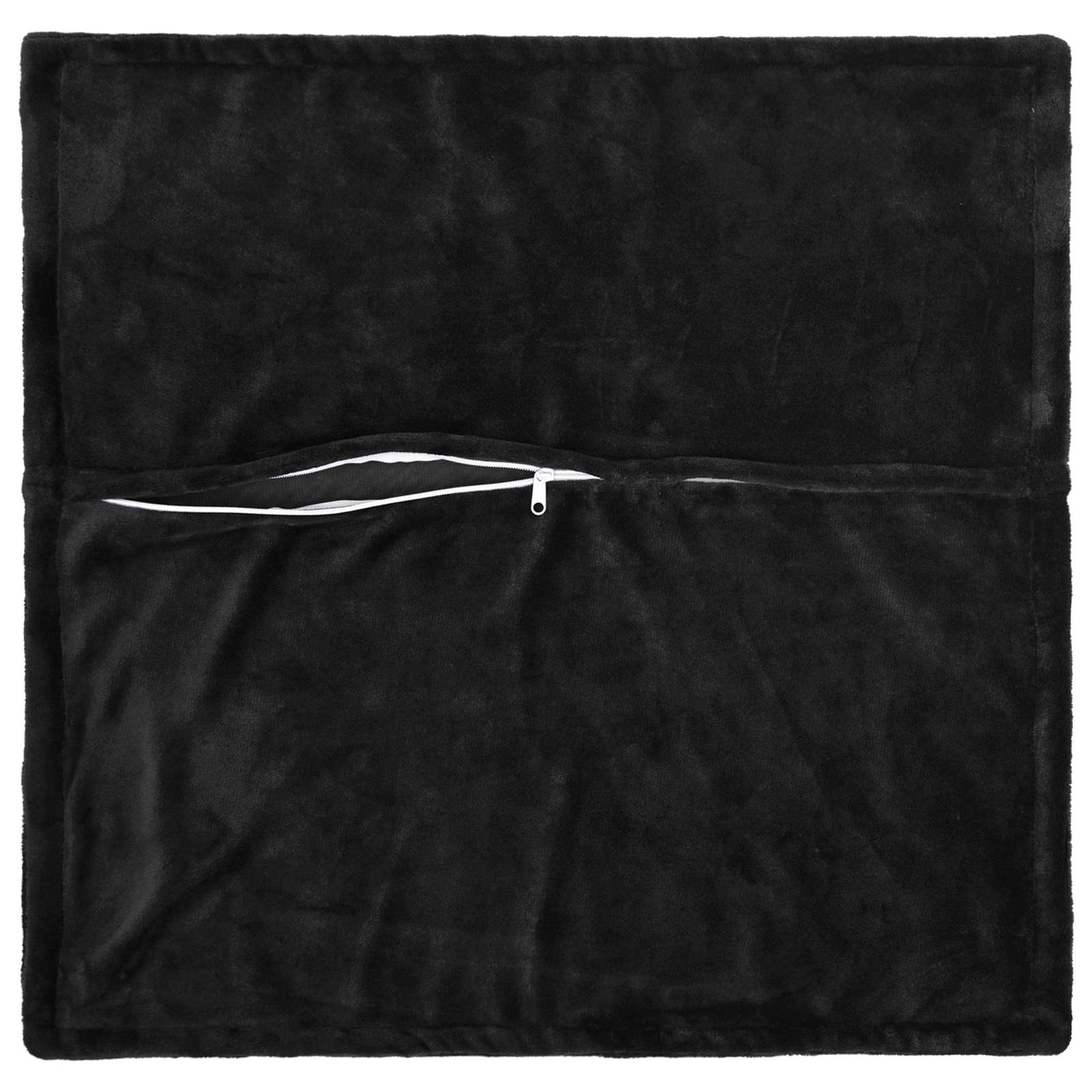 Presvlaka za jastuk 2 pcs HOUTEN Crna 40 x 40 cm Flanel