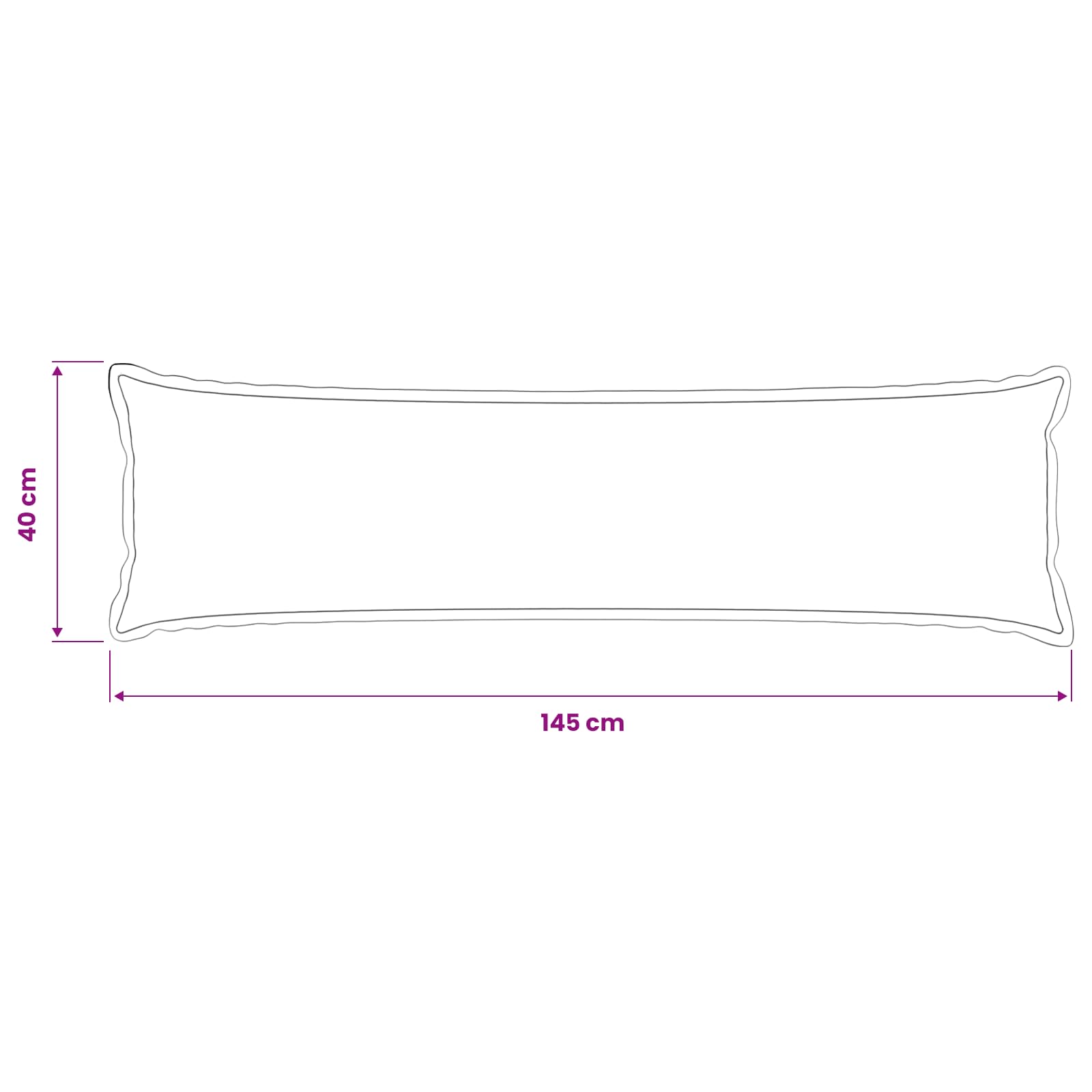 Presvlaka za jastuk HOUTEN Krem 40 x 145 cm Bouclé
