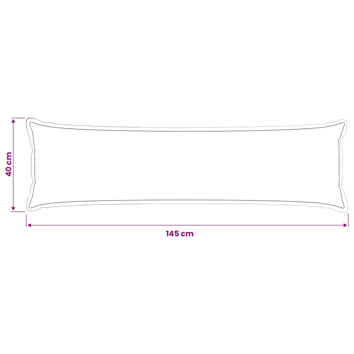 Presvlaka za jastuk HOUTEN Zelena 40 x 145 cm