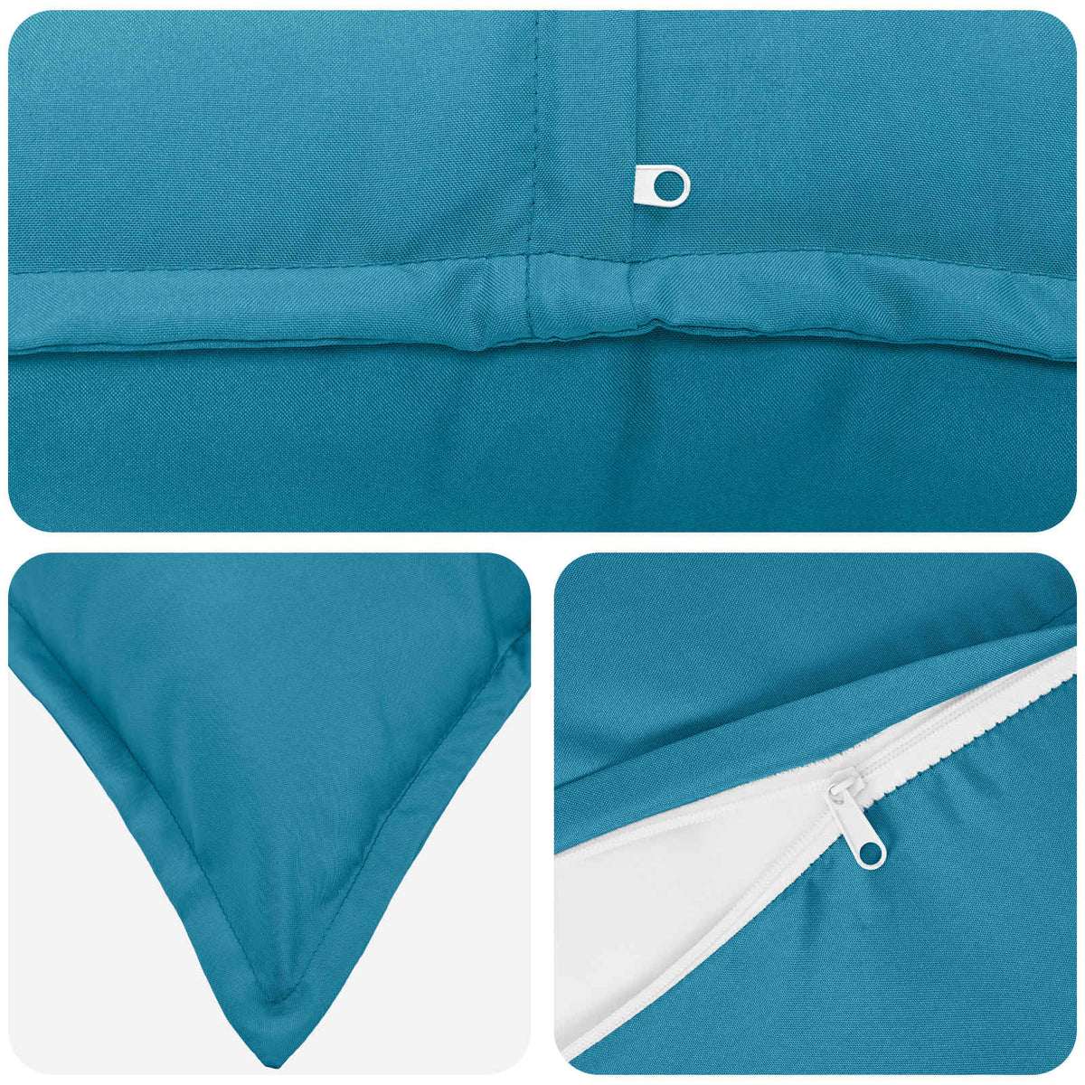 Presvlaka za jastuk 2 kom. HOUTEN Svjetloplava 40 x 145 cm