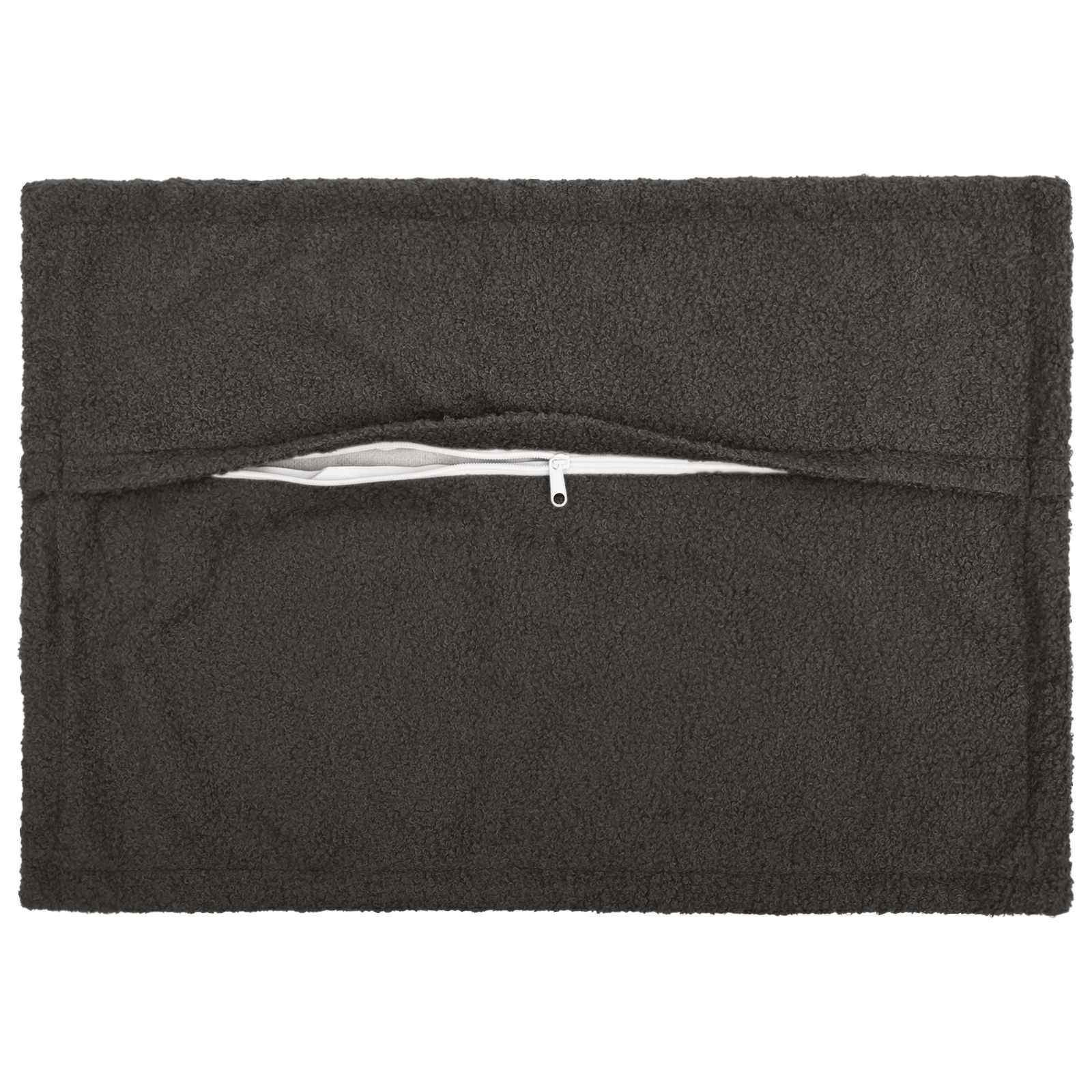Presvlaka za jastuk 6 pcs HOUTEN Tamnosiva 40 x 60 cm Bouclé