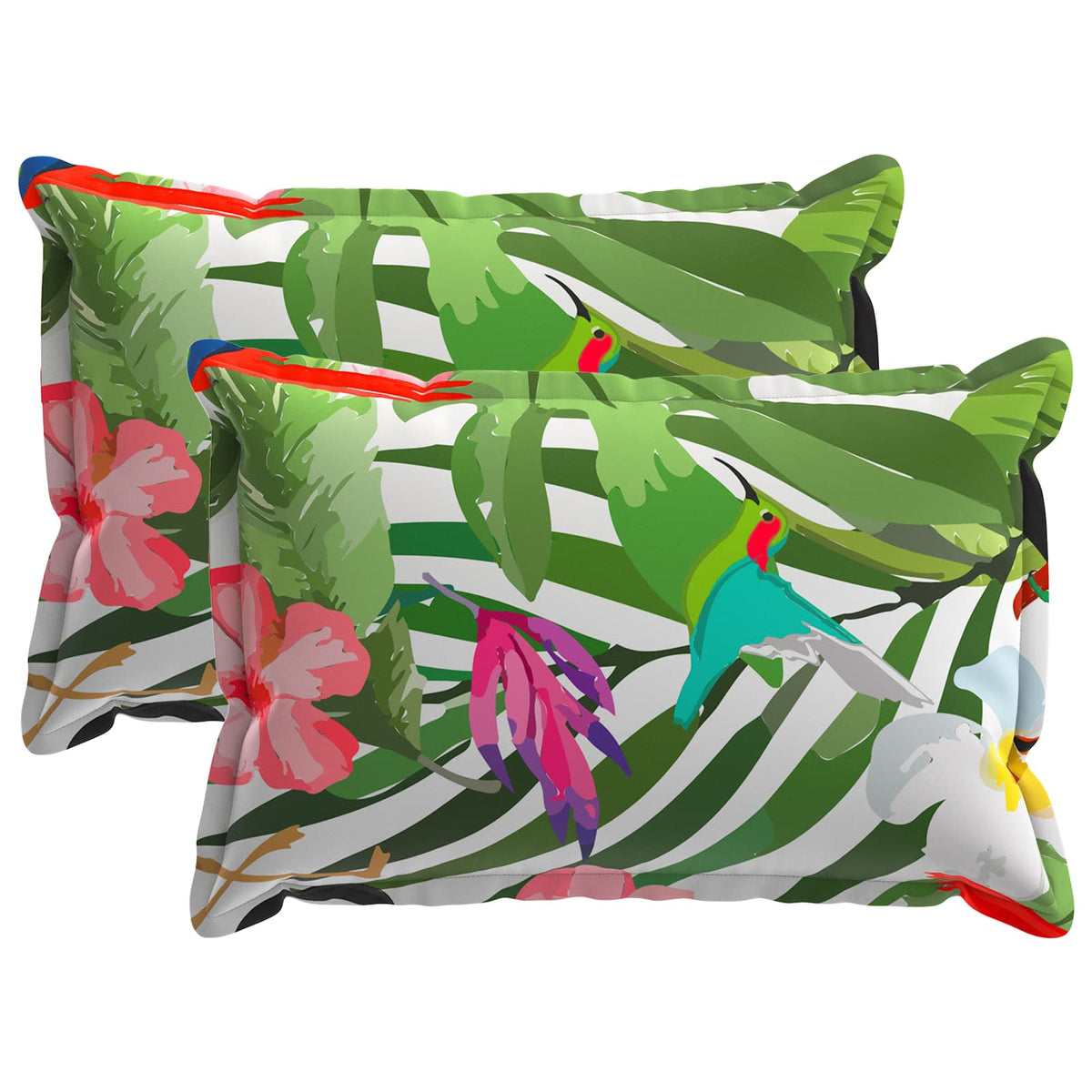 Presvlaka za jastuk 2 kom. HOUTEN Crna 40 x 60 cm Poliester