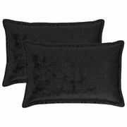 Presvlaka za jastuk 2 pcs HOUTEN Crna 40 x 60 cm Flanel